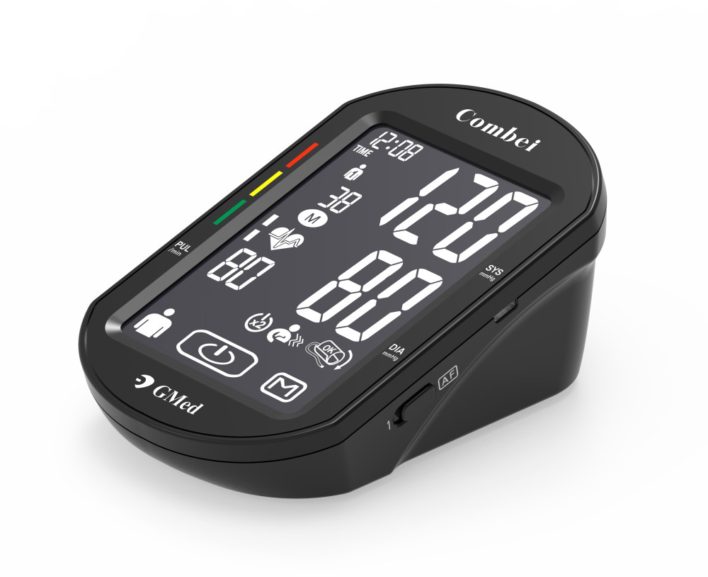 Image of GMed BP660A automata felkaros magyarul ibeszélő érintőképernyős vérnyomásmérő háttérvilágítással 22-42 cm karra