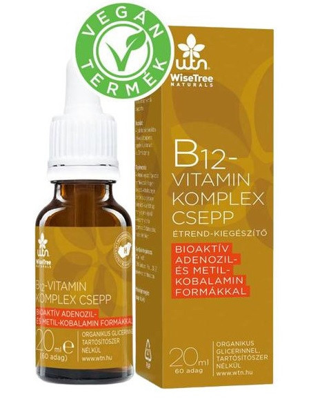 Image of WISETREENAT B12 KOMPLEX CSEPPEK 20ML
