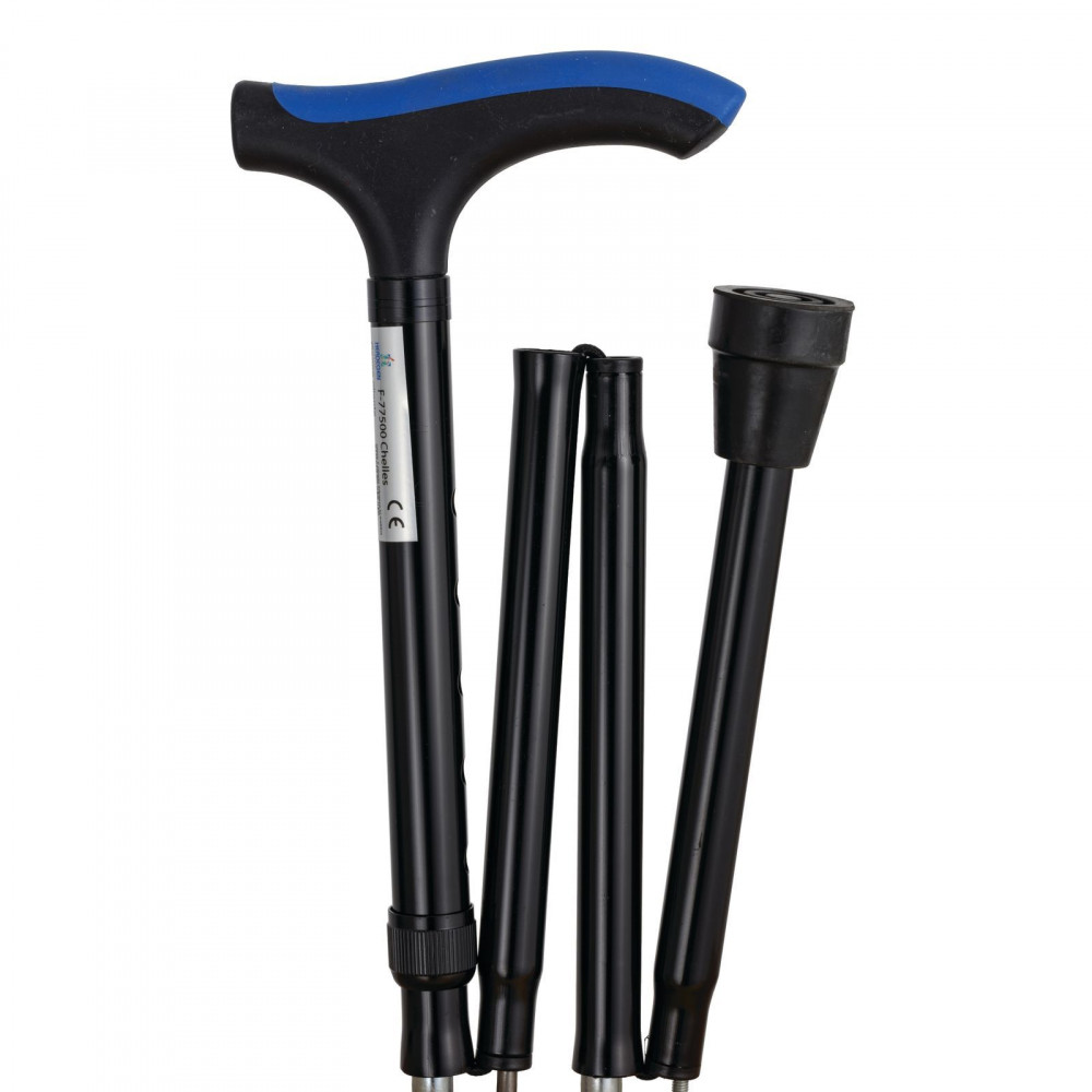 Image of Advance összecsukható járóbot puha markolattal 110kg-ig, 2év garanciával