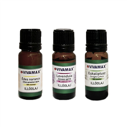 Image of 3-as illóolaj csomag: édes narancs, levendula, eukaliptusz (3x10ml)